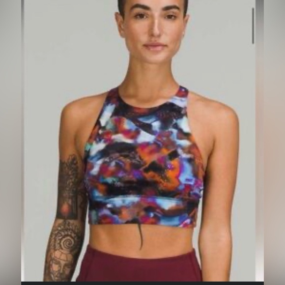 Lululemon Energy High Neck Sports Bra - Picture 1 of 4
